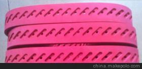 【供應(yīng)拉膜機(jī)皮帶、紅膠同步帶】價格,廠家,圖片,輸送帶,上海奕昕皮帶-